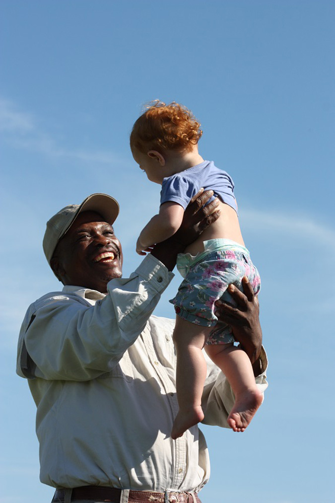 Safari Guide with a Child